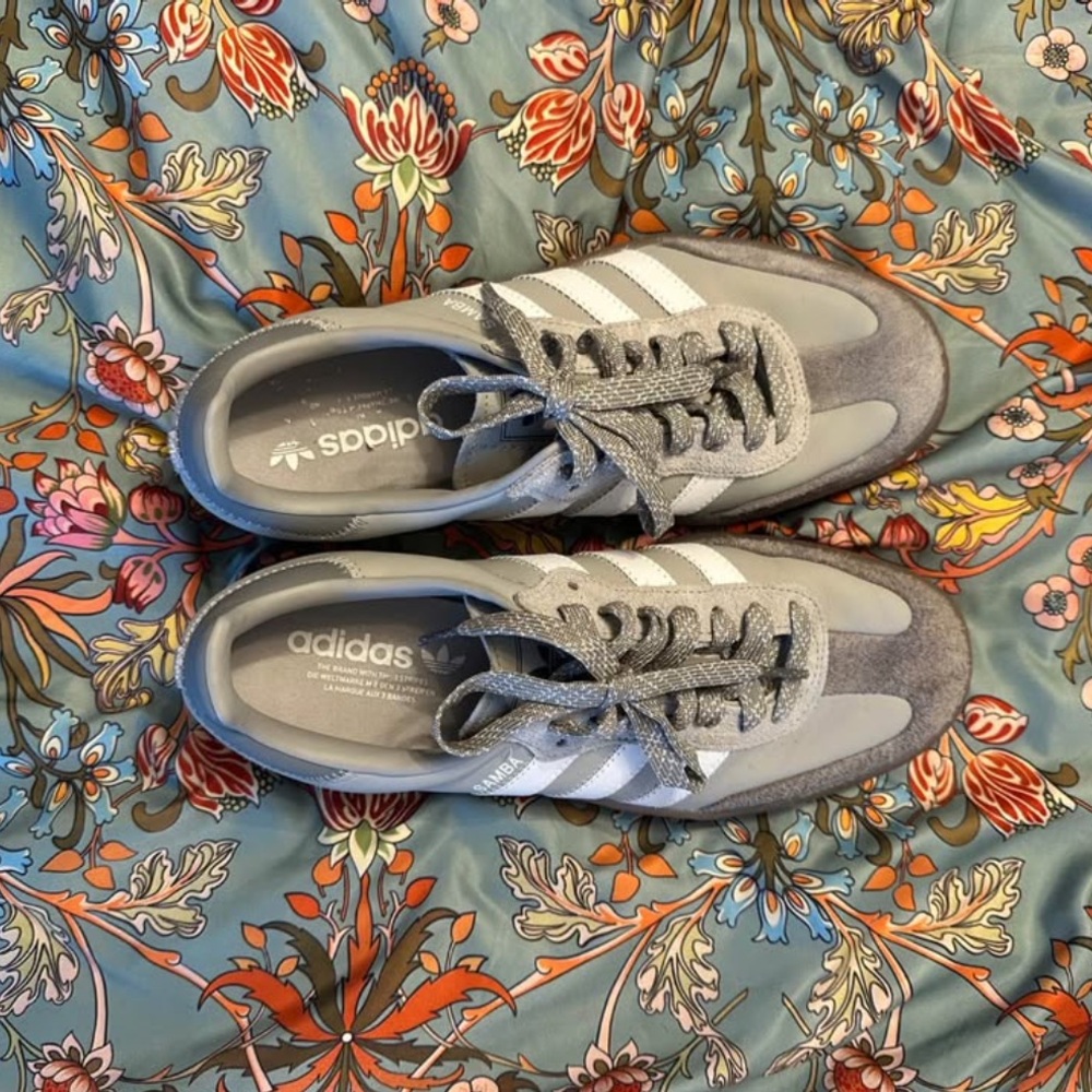 Womens adidas Sambae Athletic Shoe - Grey / White / Grey